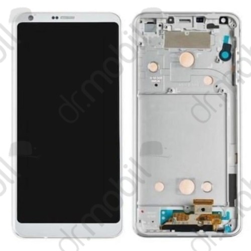 Kijelző LG G6 (H870) (lcd, érintőpanel, átvezető fóliával, előlap kerettel) fehér - arany ACQ90249801
